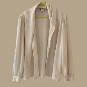 Vintage Cream satin shirts